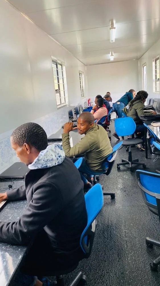 Learners in a container lab